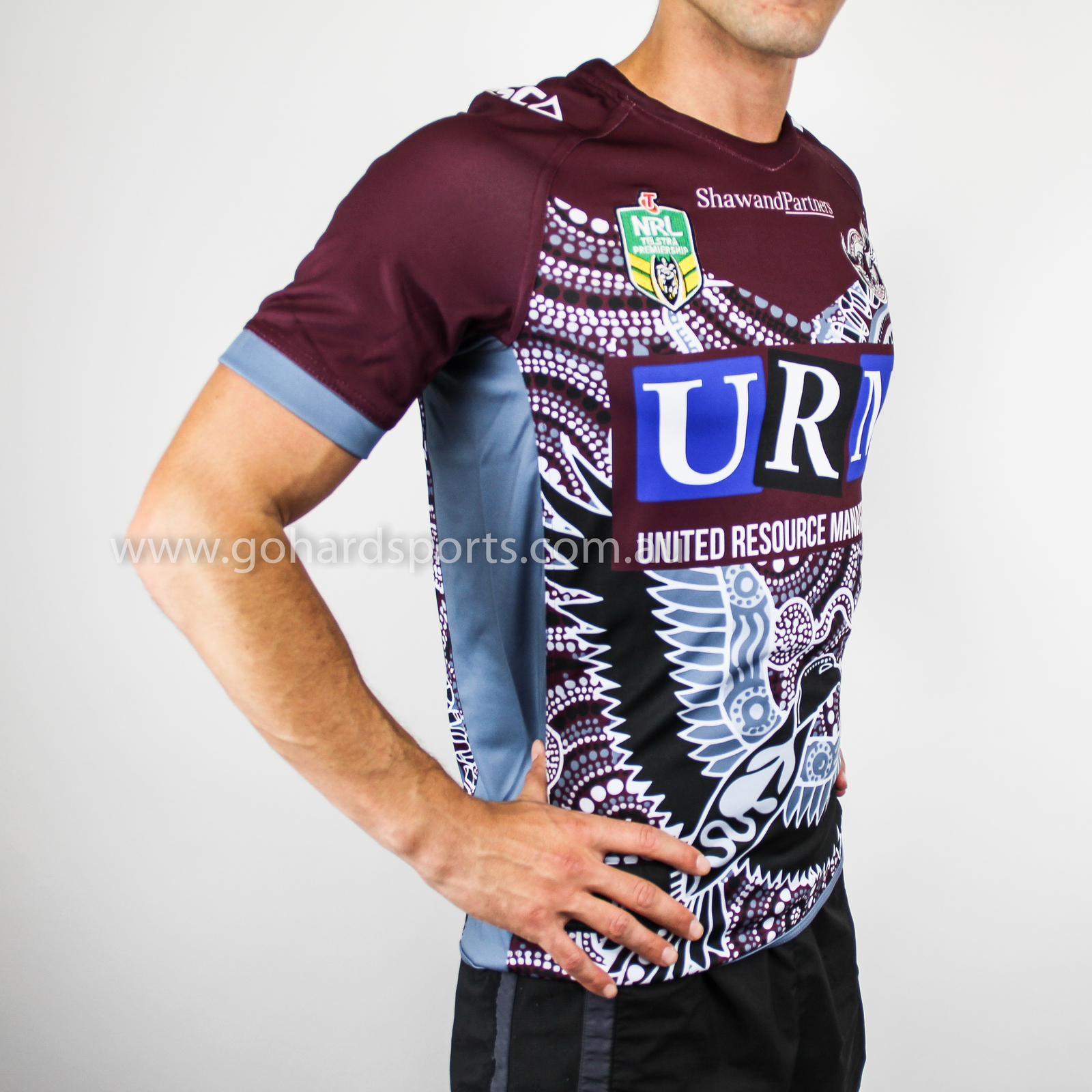 Manly Sea Eagles 2018 NRL Men's Indigenous Jersey (Sizes S ...