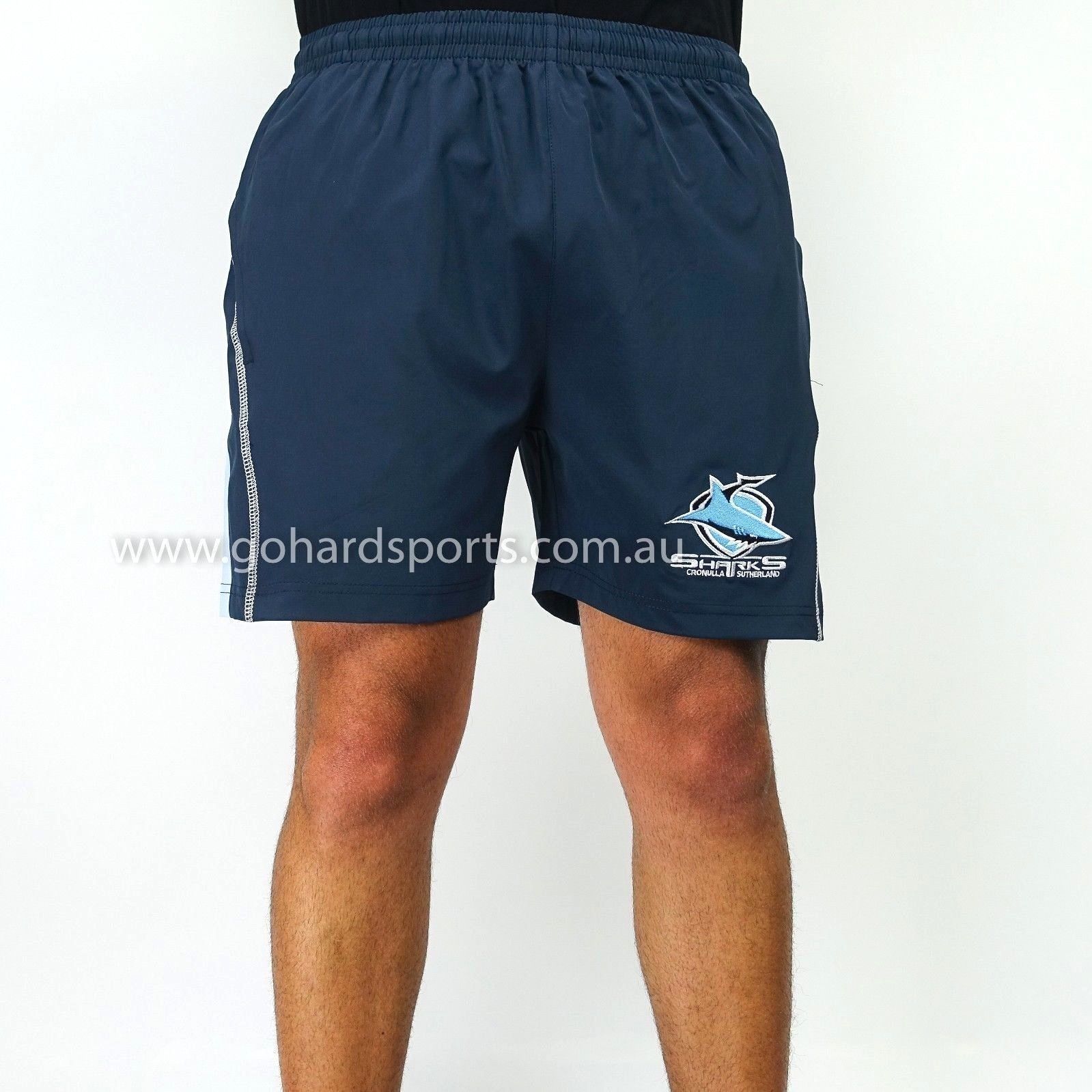 Cronulla Sharks NRL Footy Shorts Adults & Kids Sizes BNWT 