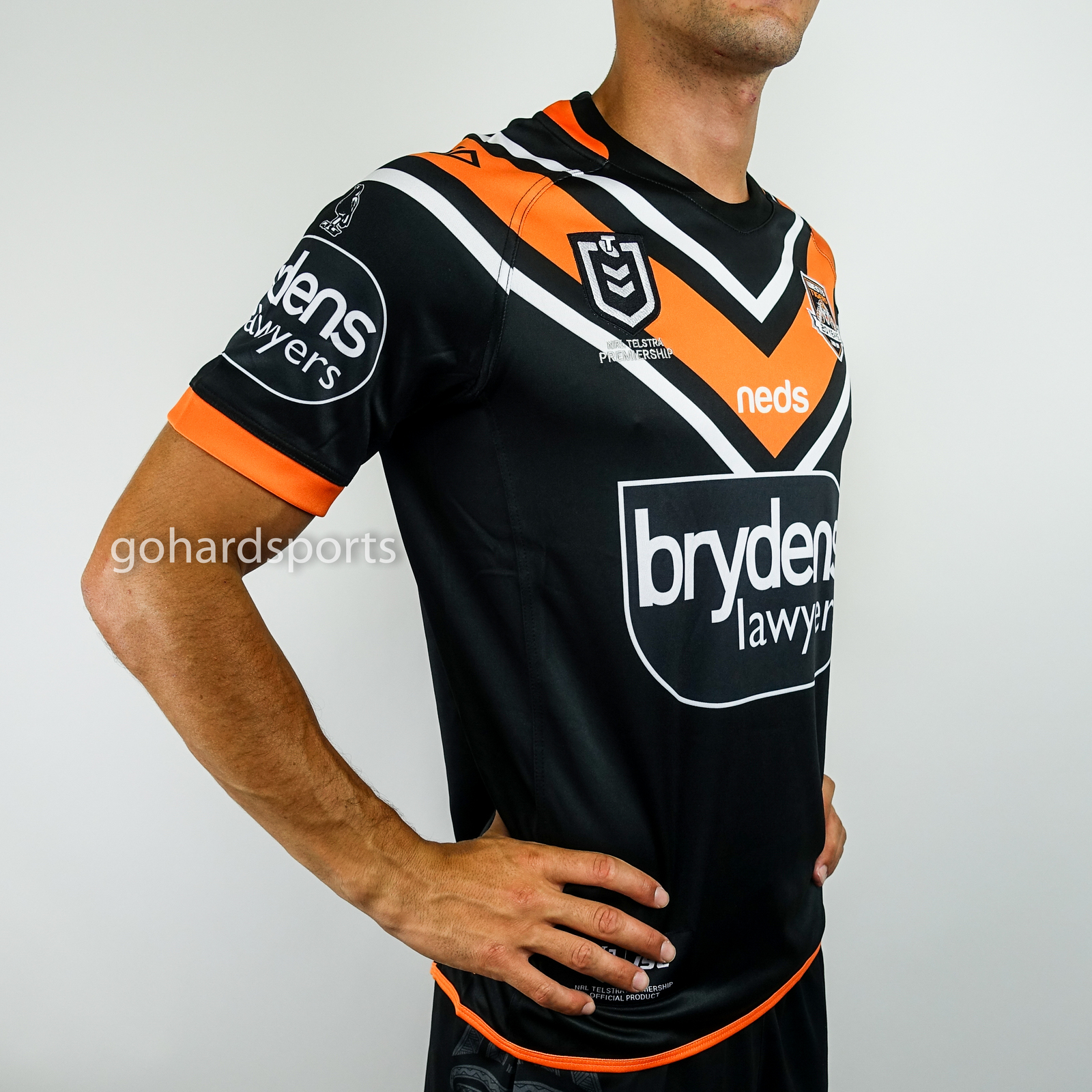T8 Wests Tigers NRL Home ISC Home Jersey Kids Sizes 6-14 