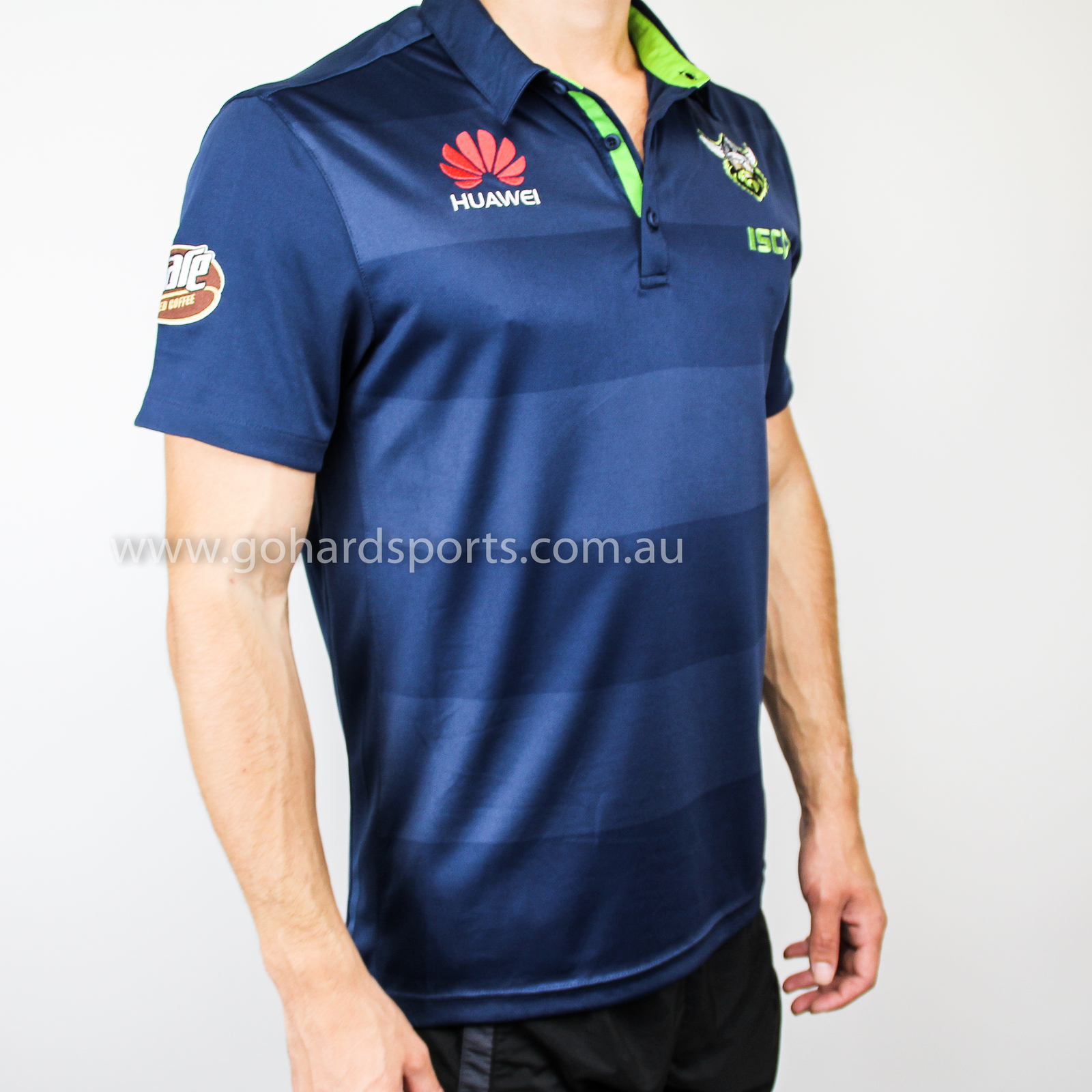 Official NRL Canberra Raiders Mens Polo Size XL L 