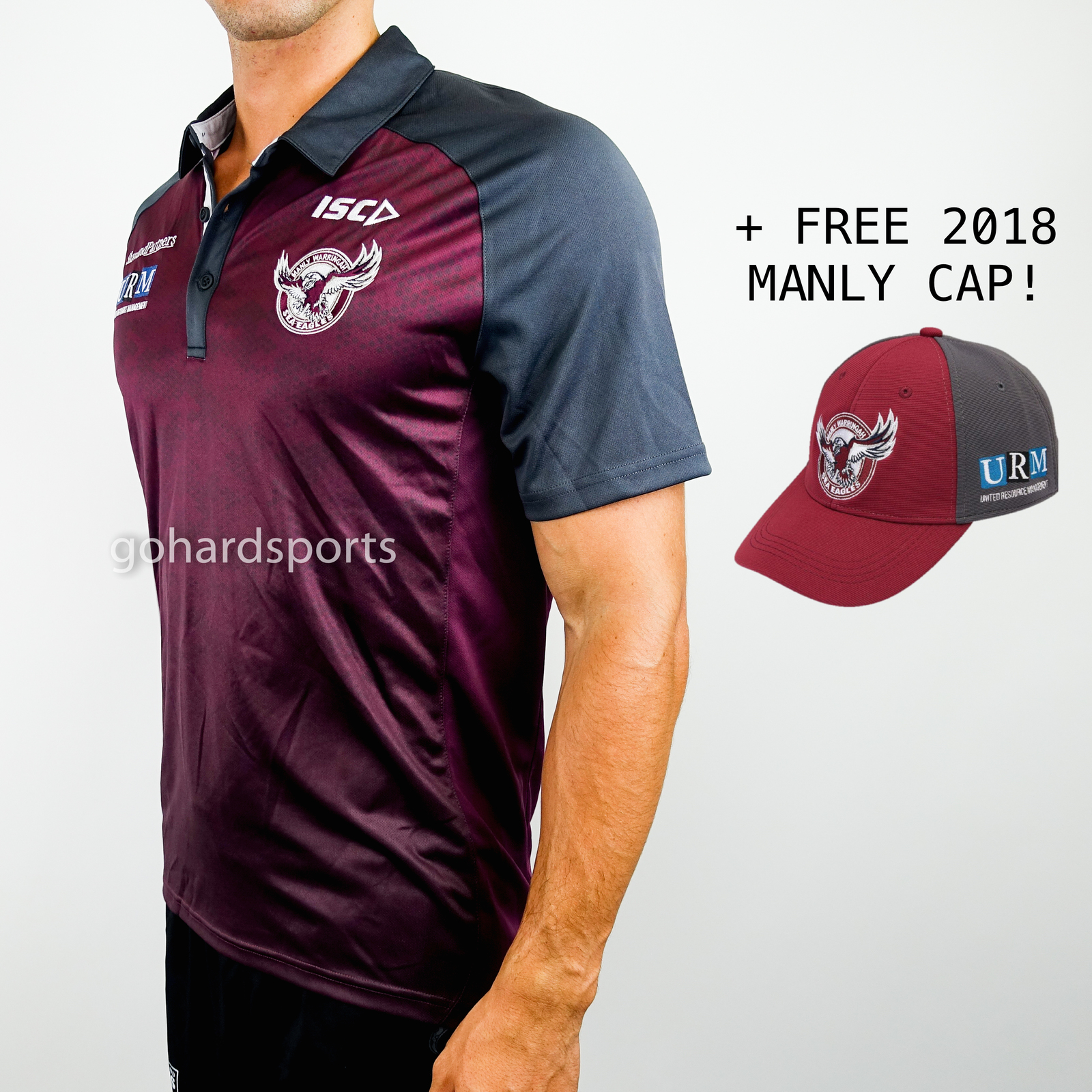 Details about   Manly Sea Eagles Performance Polo Sizes Small 5XL Dark Scarlett NRL ISC 19 