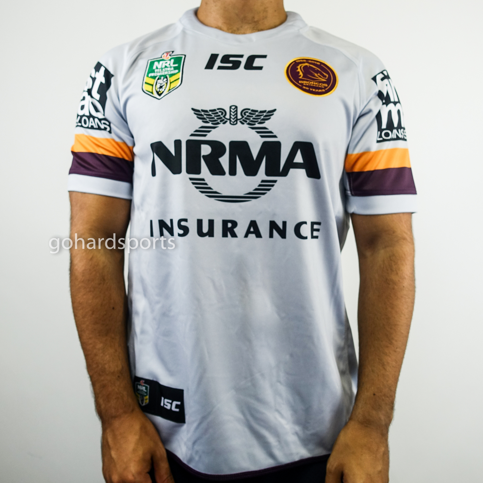 Brisbane Broncos 2019 NRL ISC Men's Alternate Jersey ...