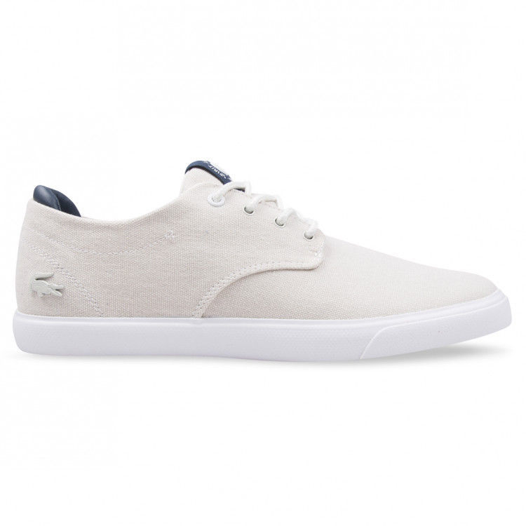 Lacoste Men's Esparre 118-2 Shoes in Off-White/Navy