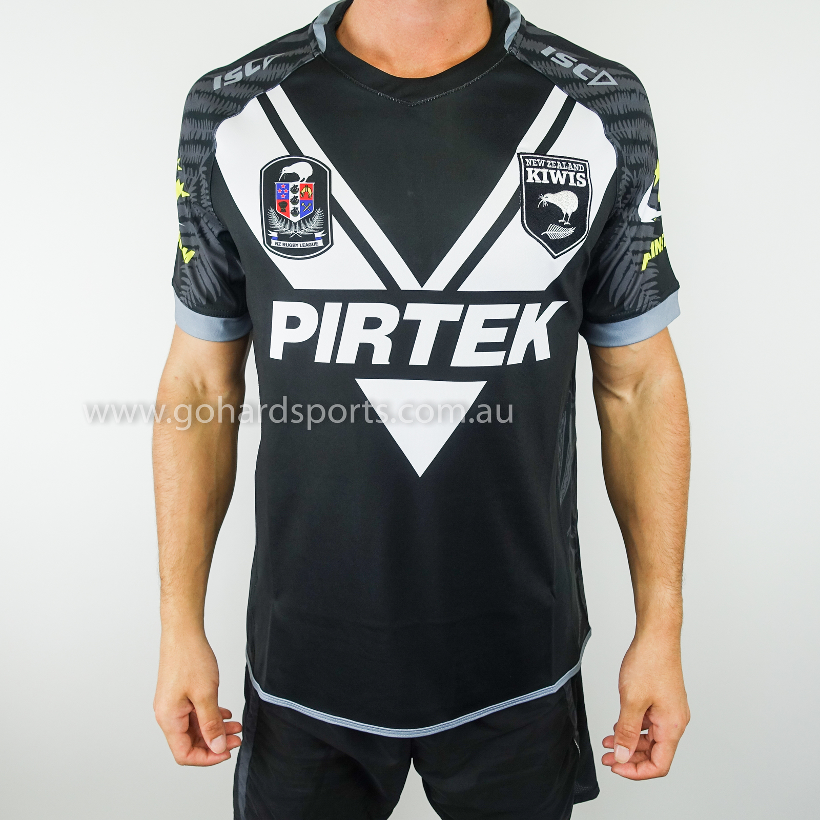 New Zealand Kiwis 2021 NRL Black Training Shirt Sizes S-5XL BNWT 