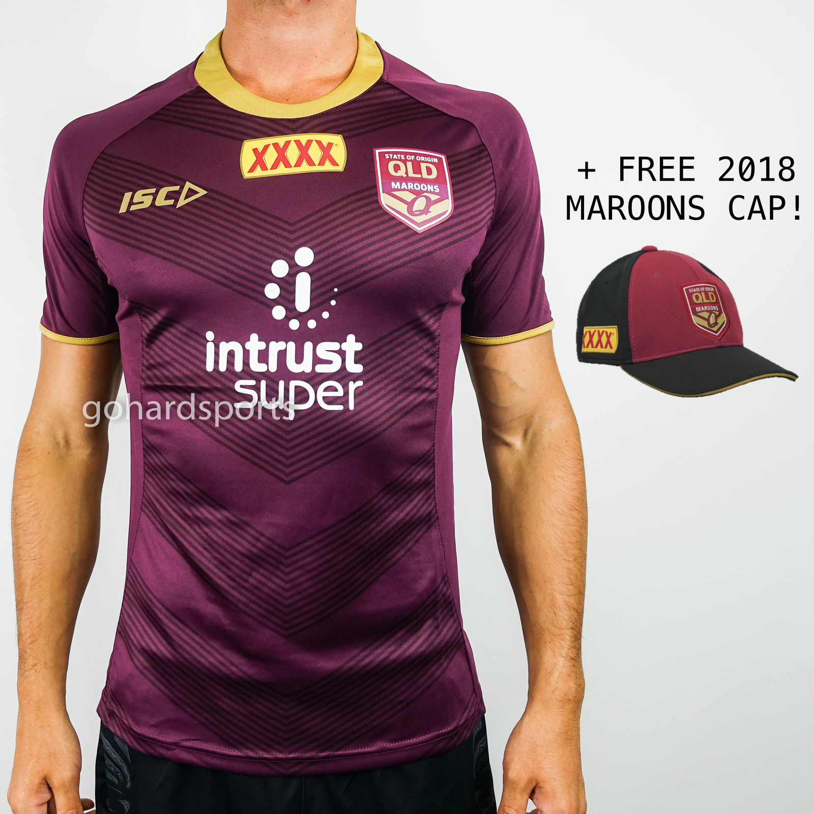 maroons training jersey