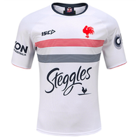 Sydney Roosters 2020 NRL ISC Men's Training Tee in White (S - 5XL)