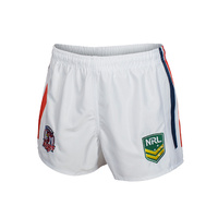 Sydney Roosters NRL Classic Supporter Shorts in White (S - 5XL)