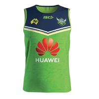 Canberra Raiders 2020 NRL ISC Training Singlet in Envy Green (S - 5XL)