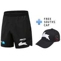 South Sydney Rabbitohs 2020 NRL Training Shorts (S - 5XL) + FREE CAP