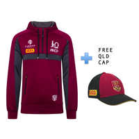 QLD Maroons 2020 Men's Squad Hoody (S - 5XL) + FREE CAP