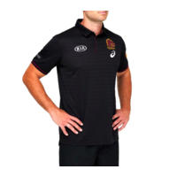 Brisbane Broncos 2021 ASICS Official Team Polo in Black (S - 3XL)