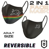 Penrith Panthers NRL Reversible Face Masks (Adult size)