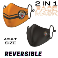 Wests Tigers NRL Reversible Face Mask (Adult size)