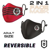 North Sydney Bears NRL Reversible Face Mask (Adult size)
