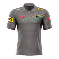 Penrith Panthers 2023 Grey Media Polo ( S - 3XL)