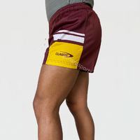 *NEW* Brisbane Broncos NRL Classic Hero Footy Shorts (S - 7XL)