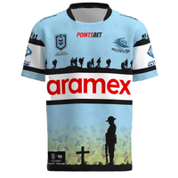 Cronulla Sharks 2023 NRL Official Anzac Jersey (S - 3XL)