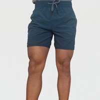 CX2 Premium Men's Gym Shorts Exercise Menswear in Blue (Sizes S - 2XL)