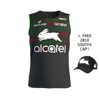 South Sydney Rabbitohs 2019 Training Singlet (Sizes S - 5XL) + FREE CAP!