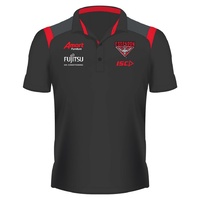 Essendon Bombers 2019 AFL ISC Men's Media Polo (Sizes S - 3XL) *BNWT*
