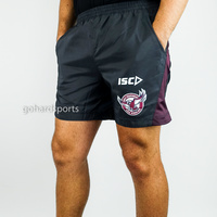 Manly Sea Eagles 2019 NRL ISC Training Shorts Sizes (S - 5XL) 