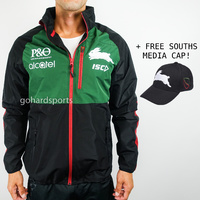 South Sydney Rabbitohs 2019 NRL ISC Wet Weather Jacket (Sizes S - 5XL) + FREE CAP