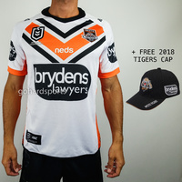 Wests Tigers 2019 NRL ISC Mens Away Jersey (Sizes S - 3XL) + FREE CAP!