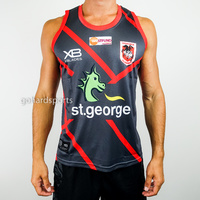 St George Illawarra Dragons 2019 NRL Preseason Training Singlet (Sizes S - 3XL)