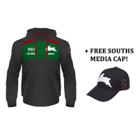 South Sydney Rabbitohs 2019 NRL ISC Mens Squad Hoody (S - 5XL) + FREE CAP