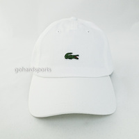 Lacoste Classic Croc Cotton Cap in White