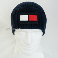 Tommy Hilfiger Flag Beanie in Navy