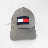 Tommy Hilfiger Cotton Flag Adjustable Cap in Grey