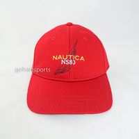 Nautica 'NS83' Cotton Cap in Red