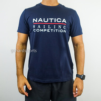 Nautica 'Sailing Competition' Tee in Navy