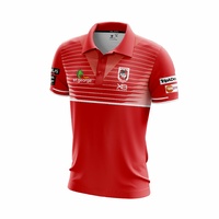 St George Illawarra Dragons 2019 NRL Players Polo (Sizes S - 5XL)