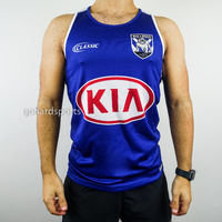 Canterbury Bulldogs 2019 NRL Training Singlet in Royal Blue (Mens + Kids Sizes)