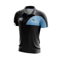 Cronulla Sharks 2019 NRL Men's Media Polo (Sizes S - 5XL)