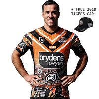 Wests Tigers 2019 NRL ISC Men's Indigenous Jersey (S - 7XL) + FREE CAP