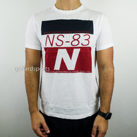 Nautica NS-83 Open Water Challenge Tee in White (Sizes XS - 2XL)