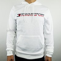 Tommy Hilfiger Sport Classic Hoody in White (Sizes S - XL)