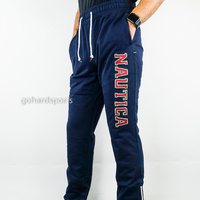 Nautica 'College Souvenir' Jogger Trackpants in Navy/Red (Sizes S - 2XL)