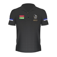 Collingwood Magpies 2019 AFL ISC Mens Players Polo (Sizes S - 3XL) *BNWT*