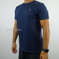 Gant Original Plain Crew Neck Tee in Navy (Sizes S - 5XL Available)