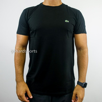 Lacoste Basic Crew Neck Tee in Black (Sizes XS - 2XL Available)