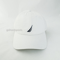 Nautica Mens 6 Panel Cap in White 