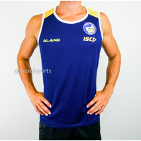 Parramatta Eels 2018 NRL Ink Marle/Gold Training Singlet (S-4XL) 