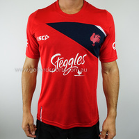 Sydney Roosters 2018 NRL Mens Training Tee Red/Marle *BNWT* (Sizes S - 2XL)