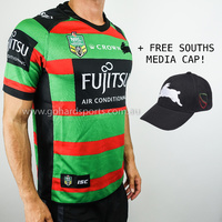 South Sydney Rabbitohs 2018 NRL Home Jersey *BNWT* (Sizes S-5XL) + FREE CAP