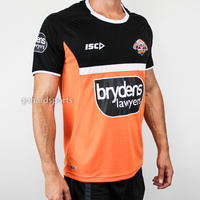 Wests Tigers 2018 NRL Mens Graphite/Black Training Tee (Sizes S - 2XL) 