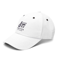 Nautica Mens J-Class 6 Panel Cap (Dri-Fit) in White